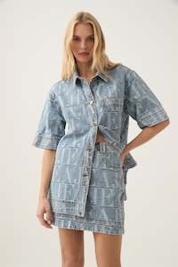 Womenswear: Nostalgia Jacquard Denim Shirt