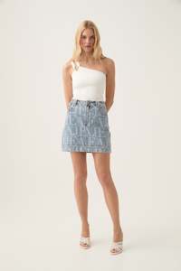 Nostalgia Denim Mini Skirt