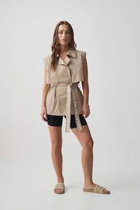 Womenswear: Belted Vest 713