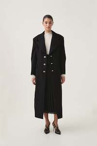 Womenswear: Minaret Long Line Wool Coat