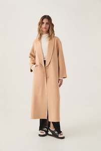 Womenswear: Modular Long Line Wool Coat