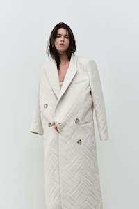 Womenswear: Tectonic Jacquard Coat