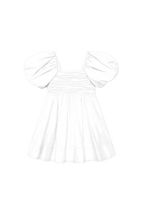 Piper Kids Puff Sleeve Dress