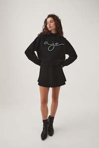 Womenswear: Mythology Pearl Logo Sweater