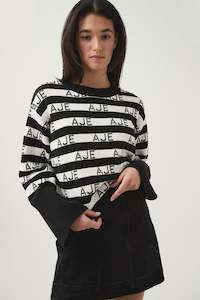 Story Oversized Striped Knit