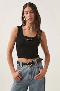 Womenswear: Estella Cropped Knit Tank