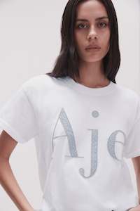 Ella Embellished Logo Tee