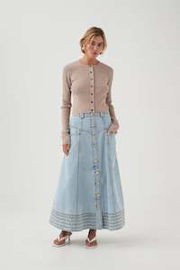 Coast Denim Midi Skirt