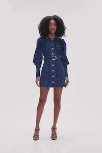 May Denim Long Sleeve Dress