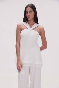 Womenswear: Continuum Draped Knot Top