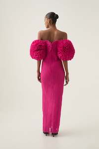 Crystallise Pleated Gown