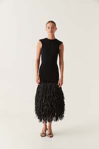 Womenswear: Rushes Raffia Knit Midi Dress