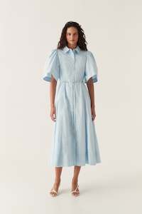 Pivotal Tie Midi Dress