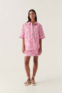 Blaze Stitch Oversized Shirt