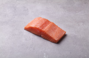 Fresh Salmon: Fresh Cut Salmon Portion (Skin Off)