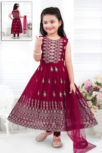 Baby Girl Flair Gown Kameez