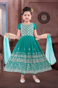 Baby Girl Flair Gown Kameez