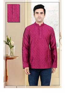 Men's Brocade Silk Kurta