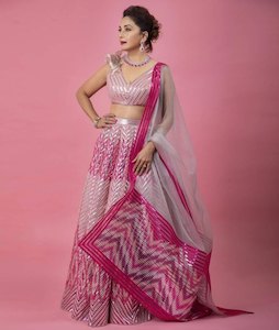 Unstitched Semi Stitched Lehenga: Madhuri Dixit Semi Stitched Lehenga