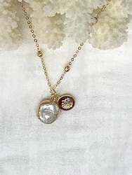 Coin Pearl Necklace