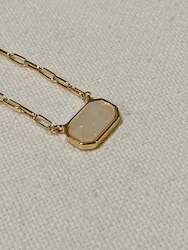 Mila Gemstone Necklace - Quartz