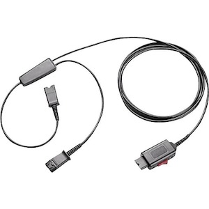 Plantronics Y-Adapter Trainer Cable, With Mute And QD Clamp