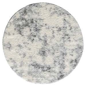 Carpet: Plush Shag 389 Ash Round