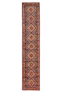 Hand Knotted Persian Rug 107 - 390x75cm