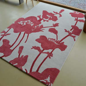 Carpet: Florence Broadhurst Floral 300 Poppy 039600