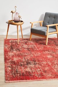 Bamboo Silk Coral Rug