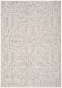 Klarna Tan Wool Rug Grey Natural