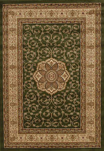 Medallion Classic Pattern Rug Green