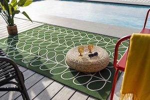 Carpet: ORLA KIELY LINEAR STEM JADE OUTDOOR 460507