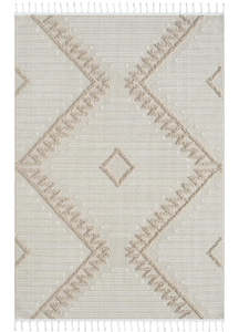 Geometric Design Turkish Rug 545 Taupe