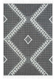 Geometric Design Turkish Rug 544 Ash