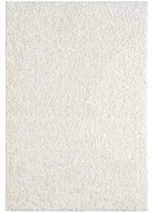 Fluffy and comfortable Ivory /Sand Plain Shag Rug