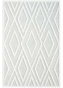 Power loomed Tina Modern 418 Frost Rug