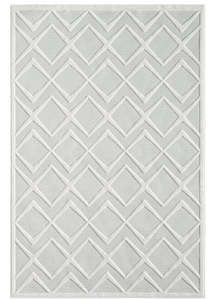 Power loomed Tina Modern 417 Pearl Rug