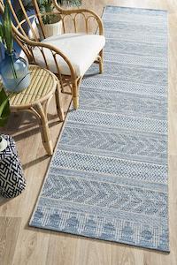 Terrace Urban Rug Blue Runner