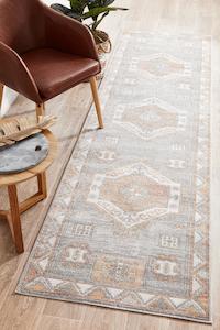 Aegina Grey Runner Rug