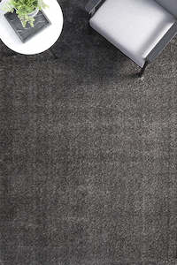 Sima Seal Grey Soft Plain Shag Rug