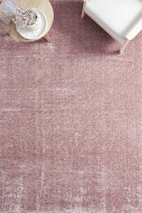 Sima Blush Soft Plain Shag Rug