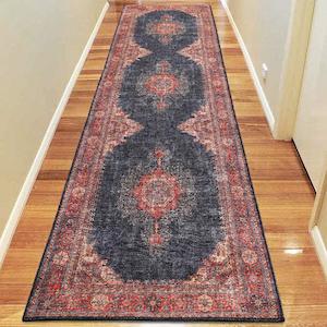 Persian Vintage 24 Navy Hallway Runner