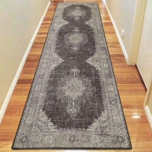 Persian Vintage 24 Grey Hallway Runner