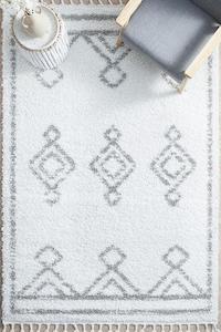 Morocco Sibara White Rug