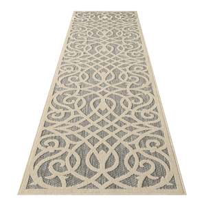 Carpet: Hawaii 351 Grey OutDoor / InDoor Rug Hallway Runner