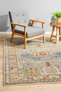 Artin Power Loomed Sky Blue Rug