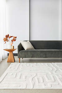 Melodious Arlo White Rug