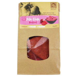 Beetroot Pita Chips 100g – Alamir Bakery