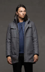 Laminated Wool Parka